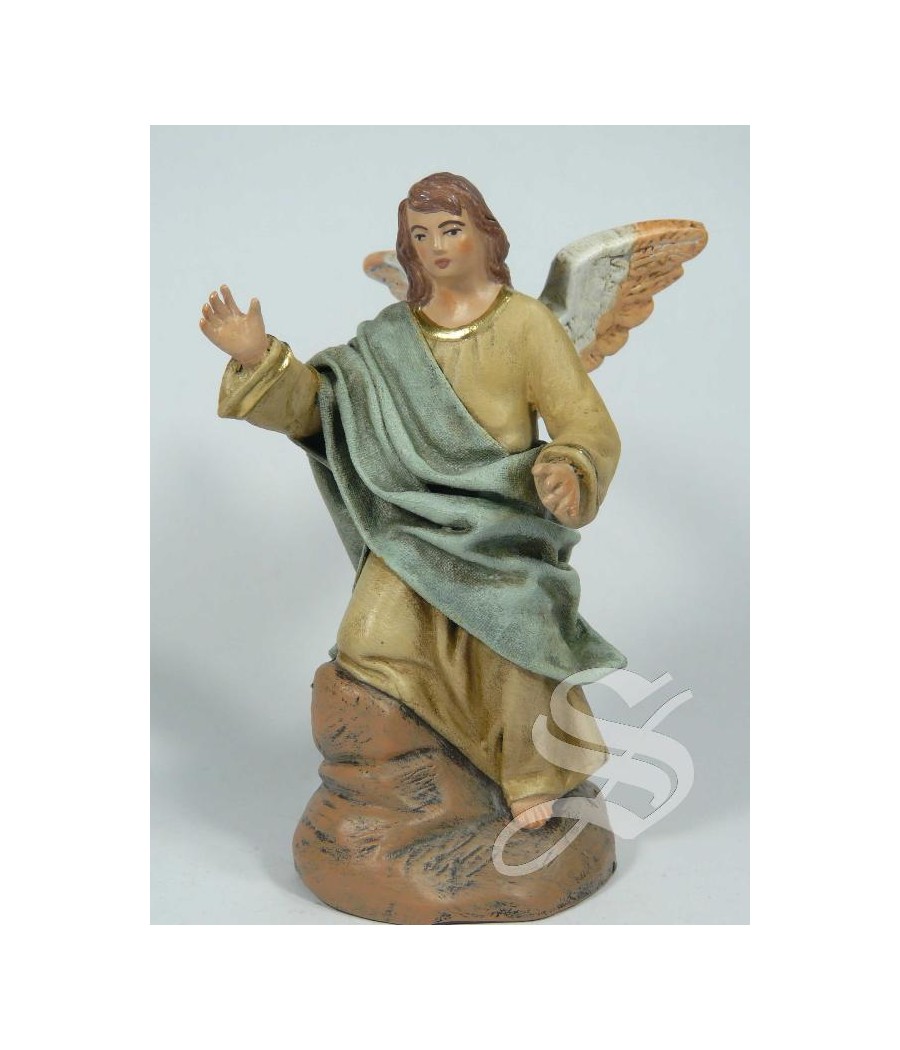 ANGEL PARA NACIMIENTO 14 CM. BARRO CON L