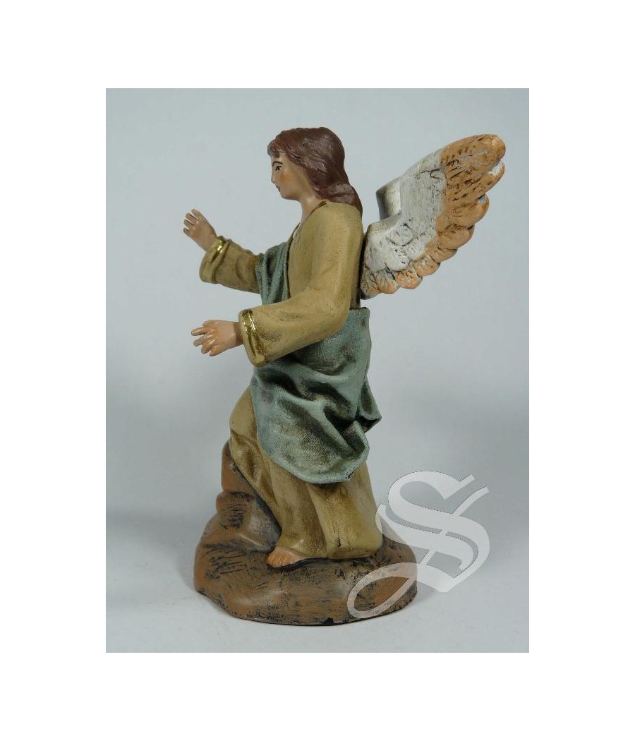 ANGEL PARA NACIMIENTO 14 CM. BARRO CON L