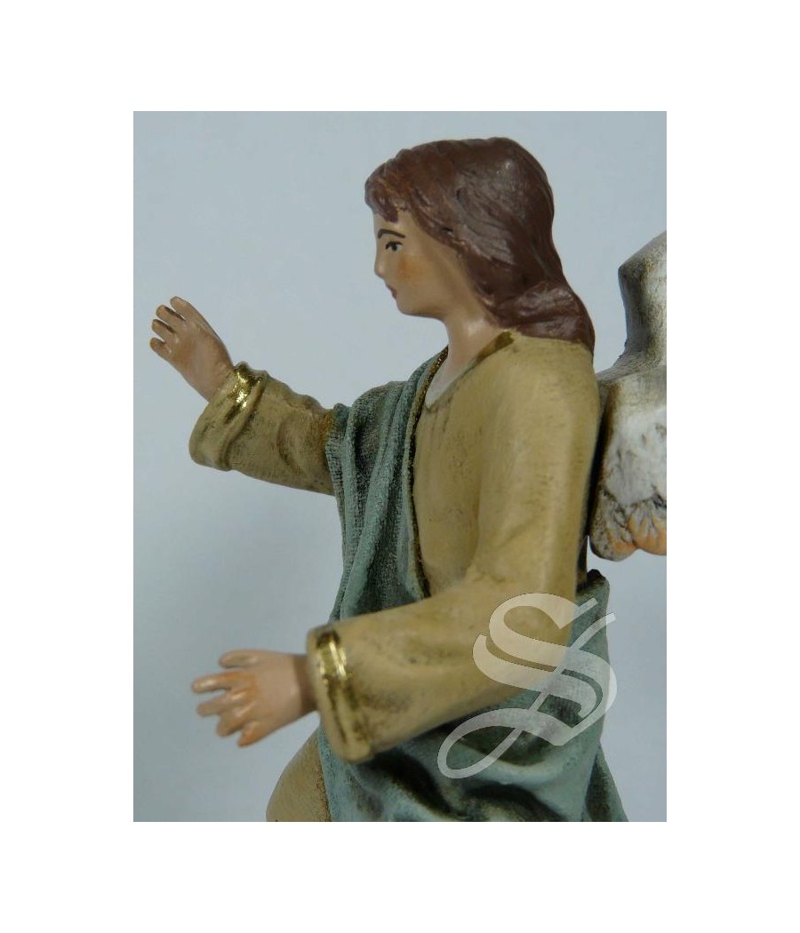 ANGEL PARA NACIMIENTO 14 CM. BARRO CON L