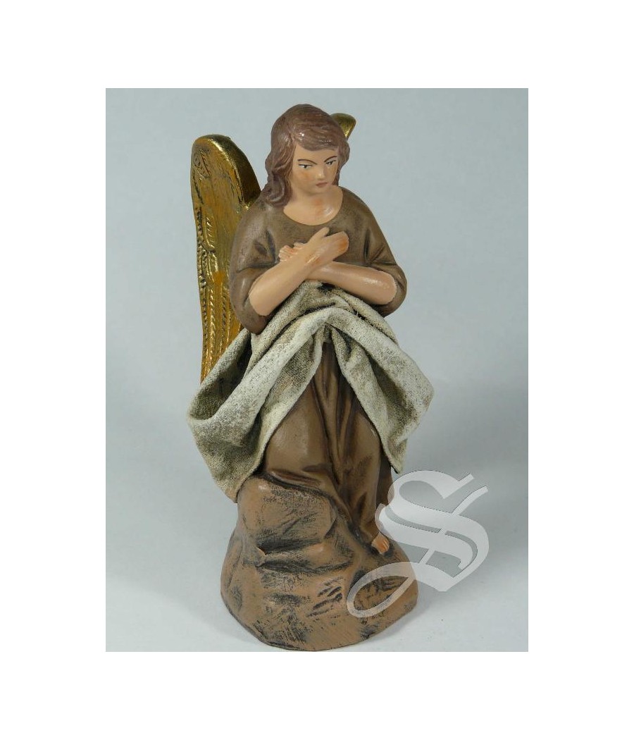 ANGEL PARA NACIMIENTO 14 CM. BARRO LIENZ