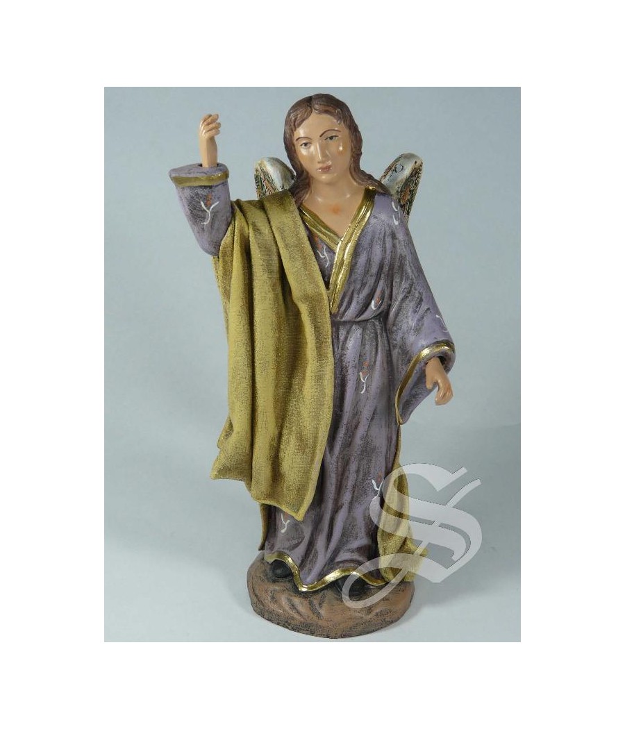 ANGEL PARA NACIMIENTO 17 CM. BARRO CON L
