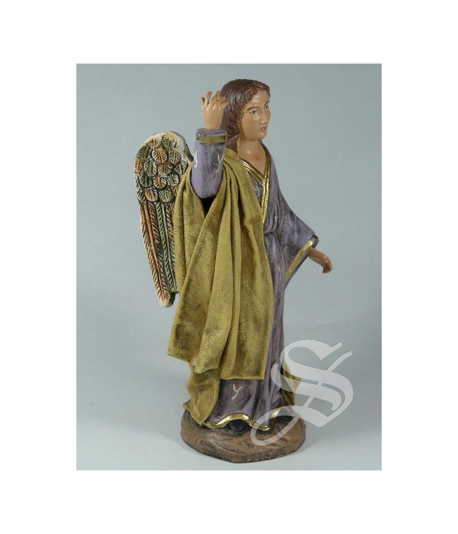 ANGEL PARA NACIMIENTO 17 CM. BARRO CON L