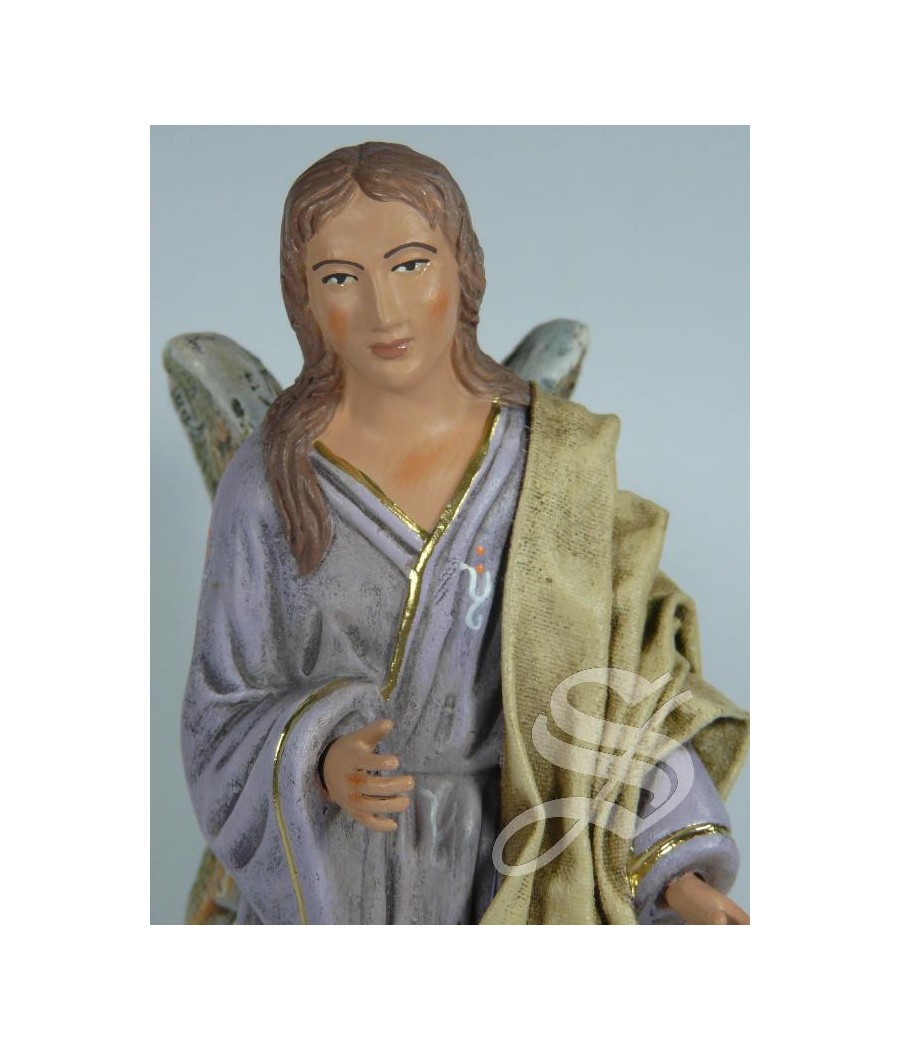 ANGEL PARA NACIMIENTO 17 CM. BARRO CON L