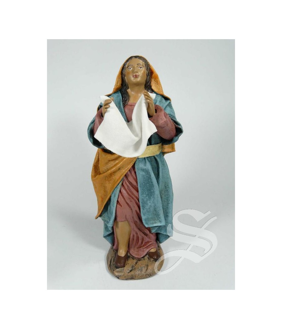 PASTORA TENDIENTO ROPA 17 CM. BARRO LIEN