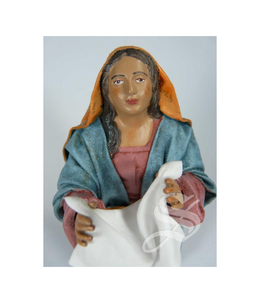 PASTORA TENDIENTO ROPA 17 CM. BARRO LIEN