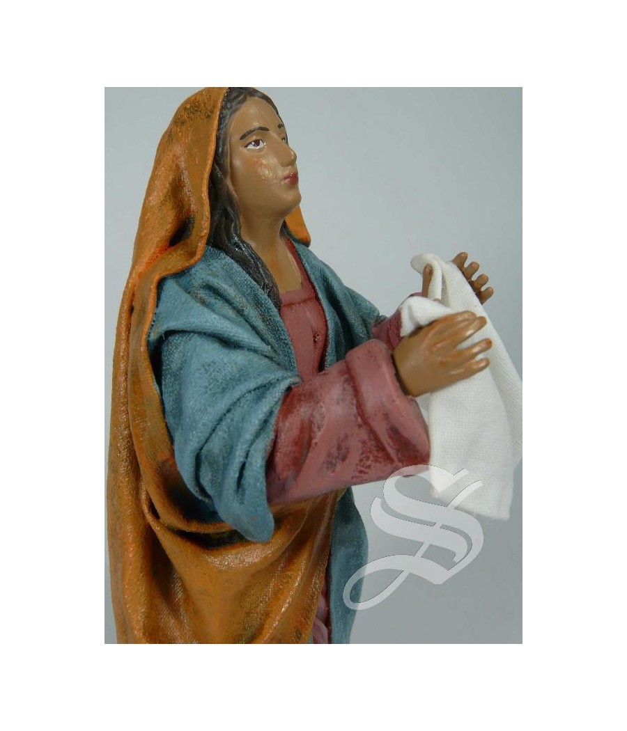 PASTORA TENDIENTO ROPA 17 CM. BARRO LIEN