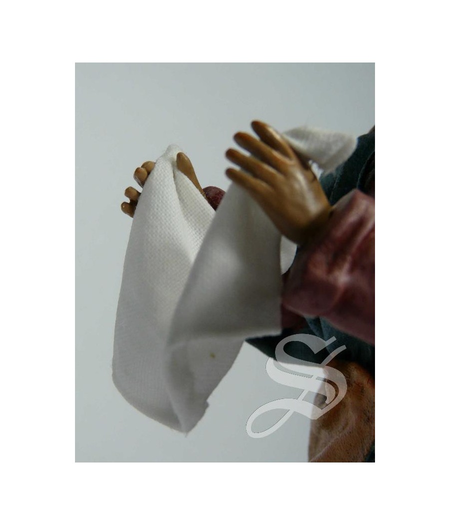 PASTORA TENDIENTO ROPA 17 CM. BARRO LIEN