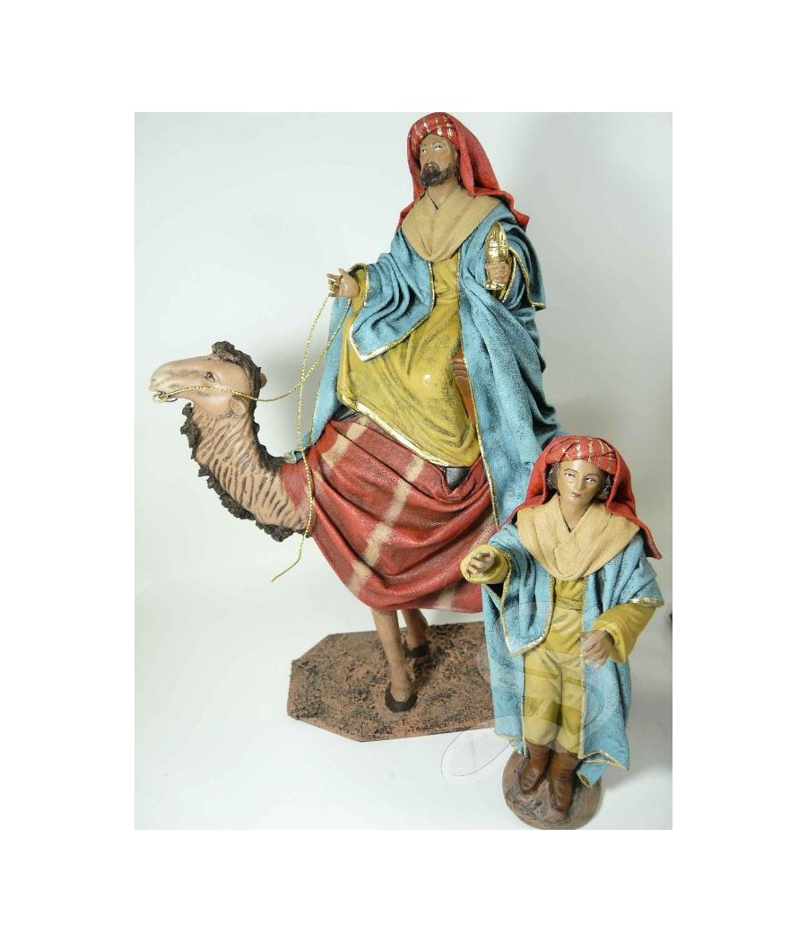 REYES A CAMELLO Y PAJES 17 CM.