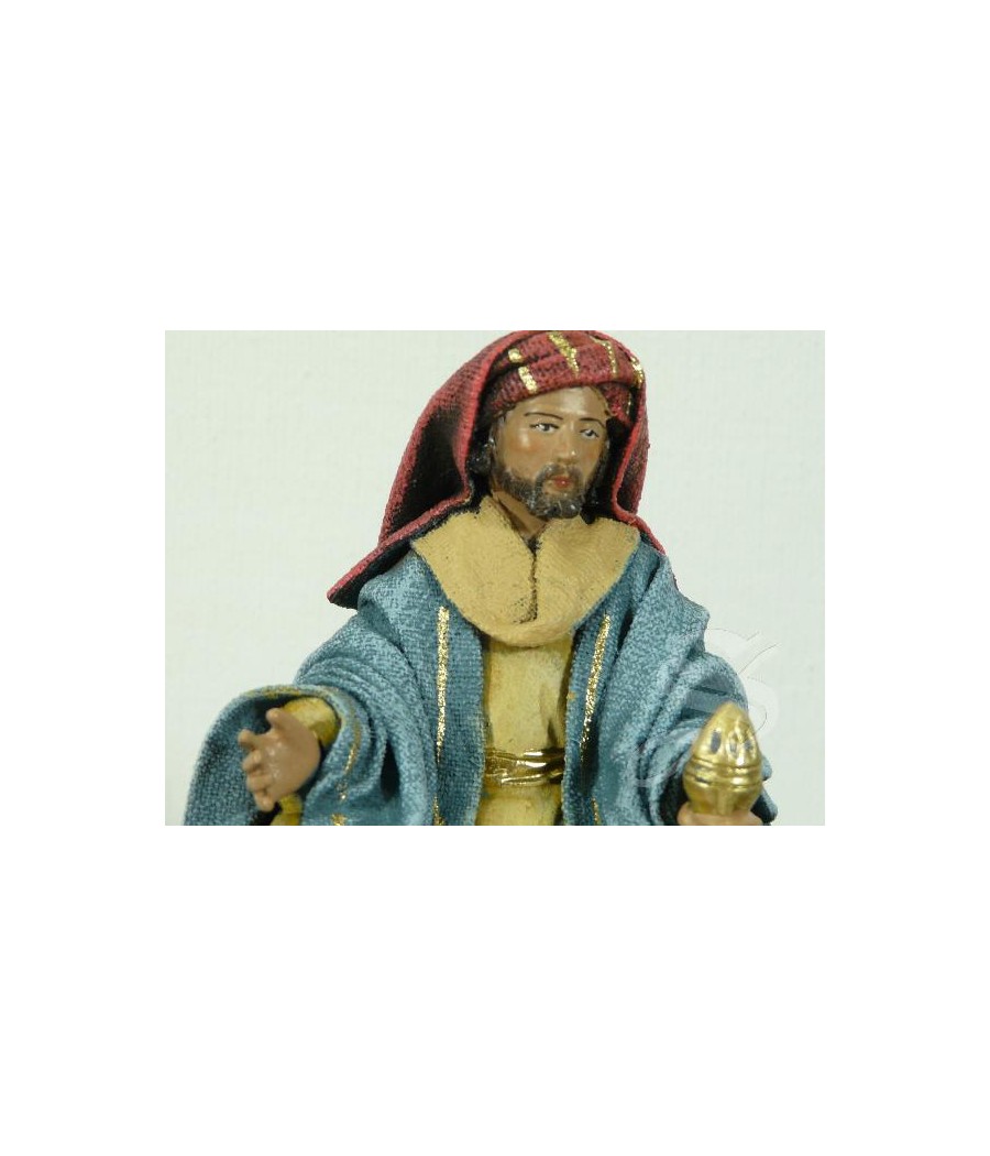 REYES A CAMELLO Y PAJES LIENZO 12 CM
