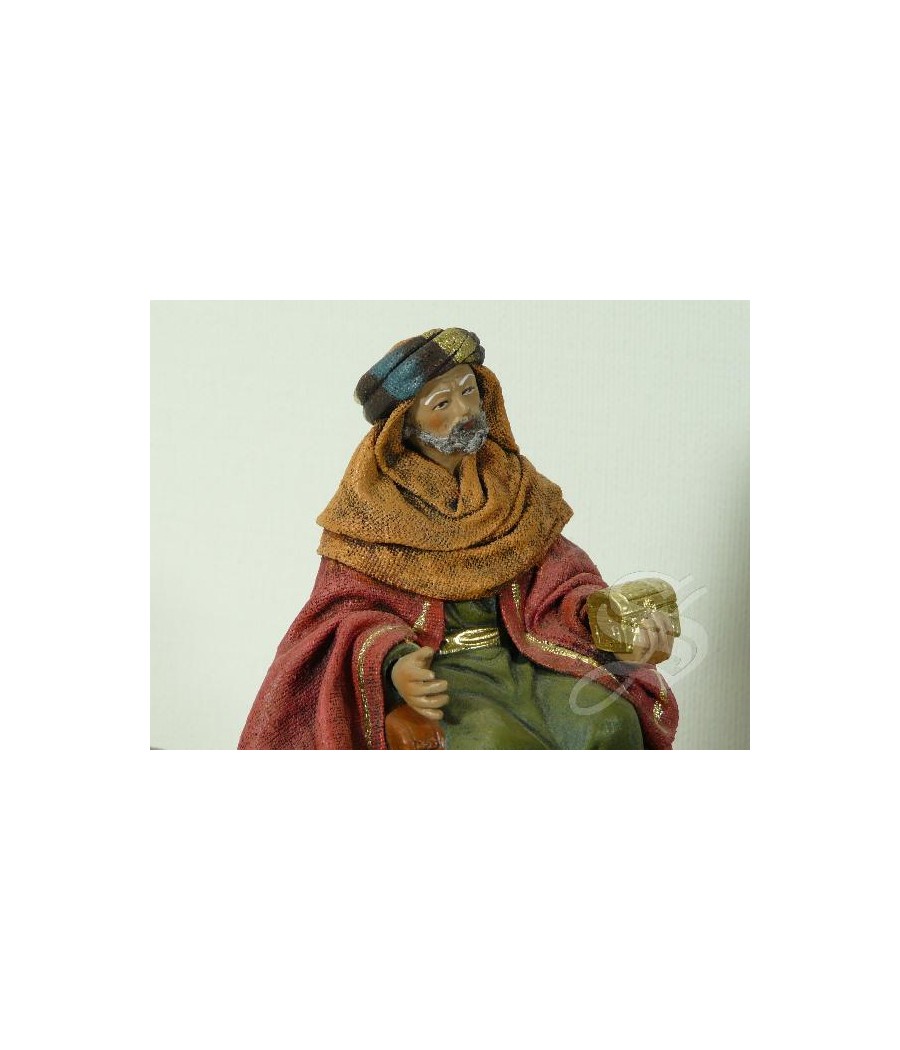 REYES A CAMELLO Y PAJES LIENZO 12 CM