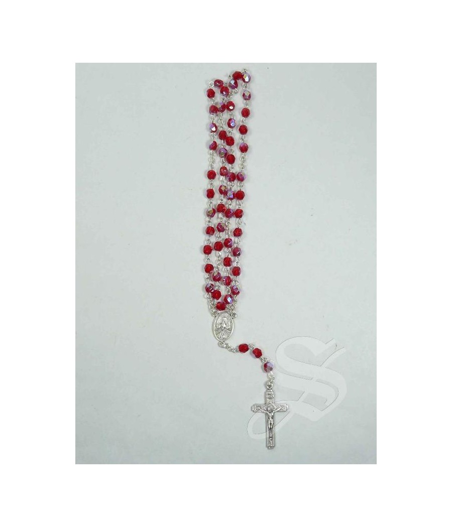 ROSARIO CRISTAL ESPIRITU SANTO 5 MM.