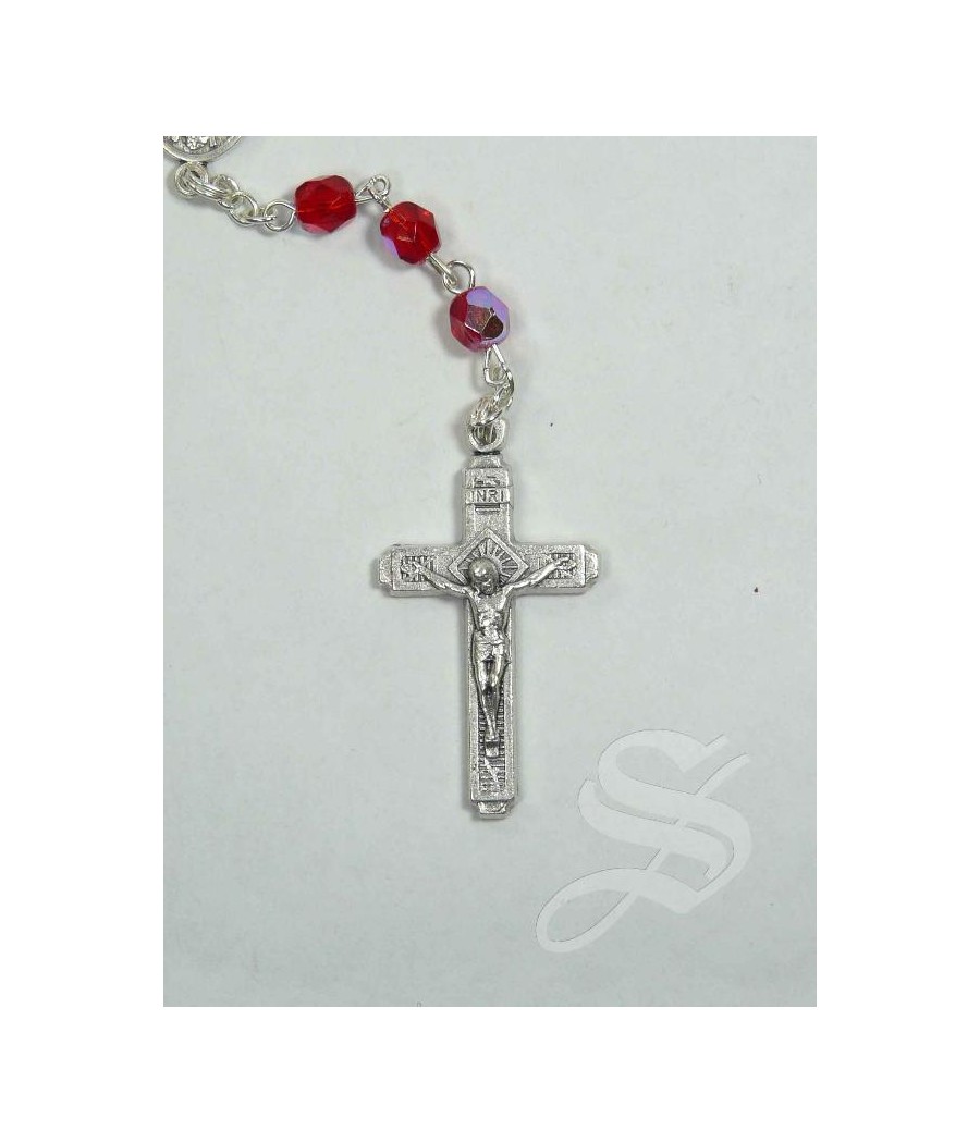 ROSARIO CRISTAL ESPIRITU SANTO 5 MM.
