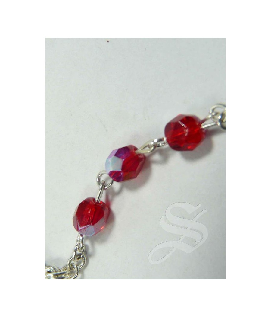 ROSARIO CRISTAL ESPIRITU SANTO 5 MM.