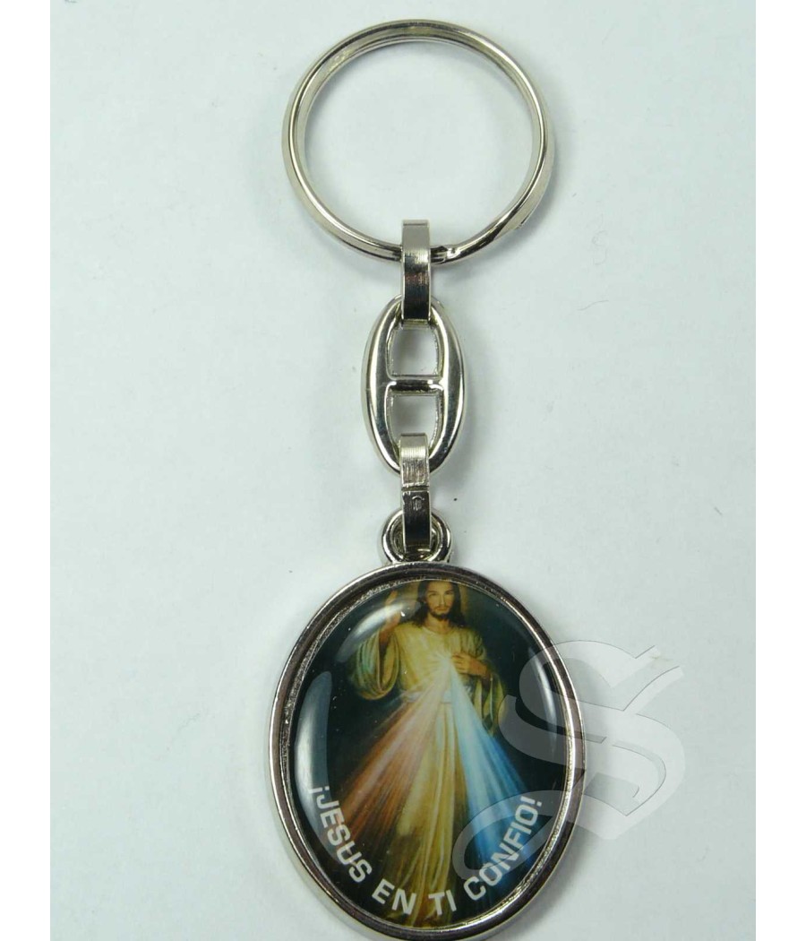 LLAVERO MISERICORDIOSO CON CORAZON DE JESUS