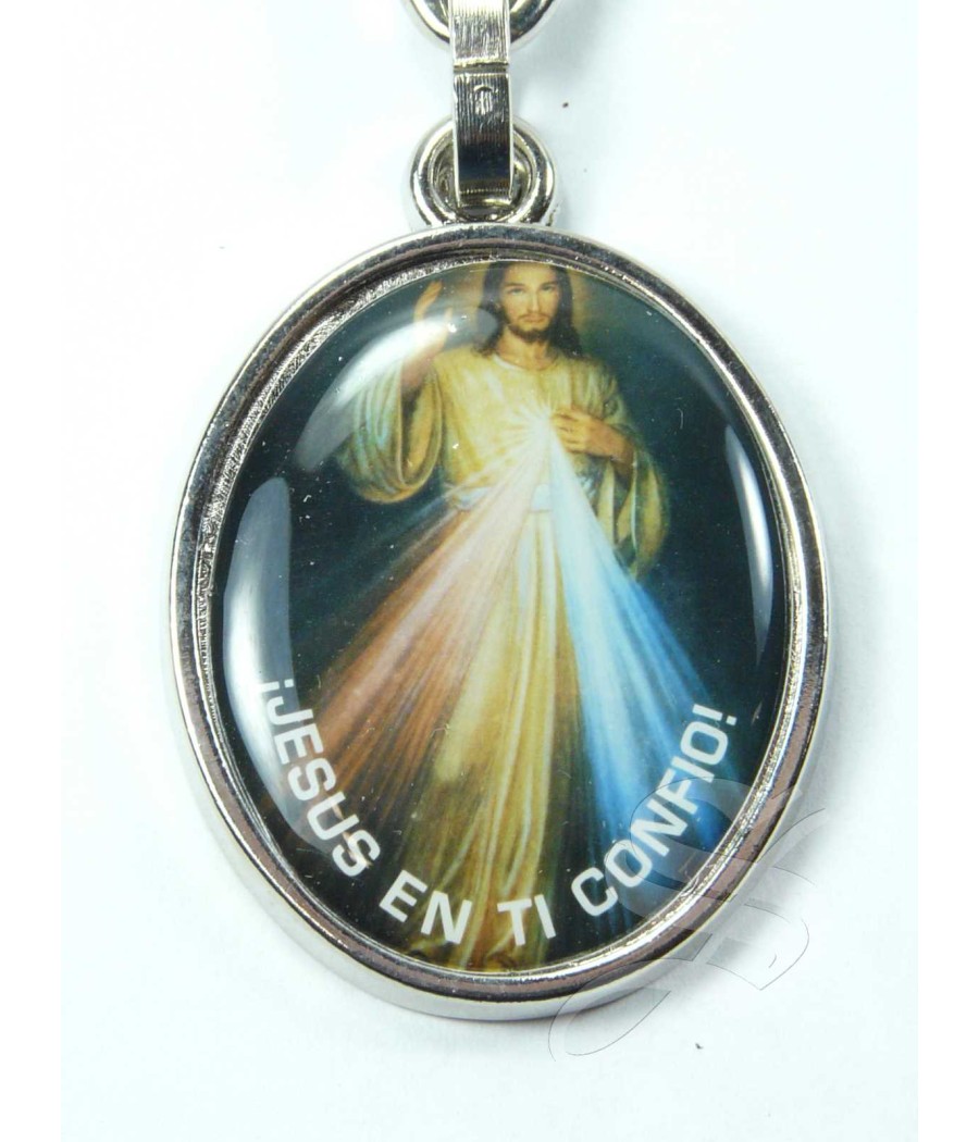 LLAVERO MISERICORDIOSO CON CORAZON DE JESUS