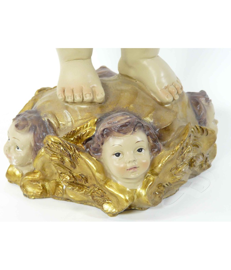 NIÑO JESUS 41 CM. BASE ANGELES PARA VESTIR